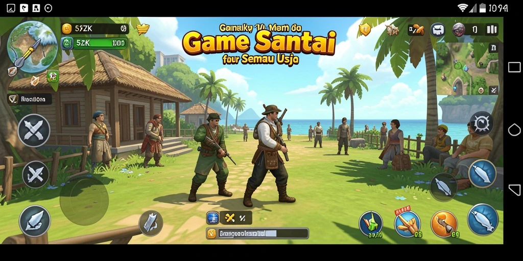 Tampilan gameplay <strong>5ZK</strong> yang penuh warna dan menyenangkan.
