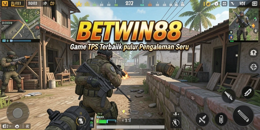 Screenshot gameplay menarik dari BETWIN88 yang menunjukkan aksi TPS.