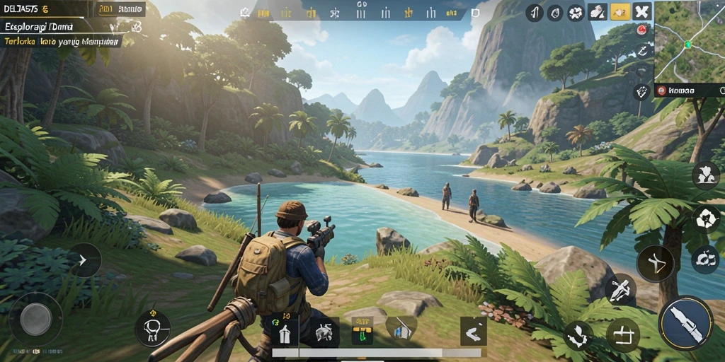 Gameplay menarik di dunia terbuka DELTA575 dengan pemandangan yang menakjubkan.