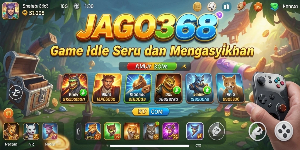 Tangkapan layar utama JAGO368 menampilkan gameplay yang santai dan menyenangkan.