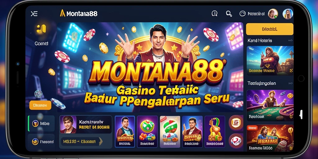 Screenshot MONTANA88 menampilkan gameplay kasino yang menarik dan seru.