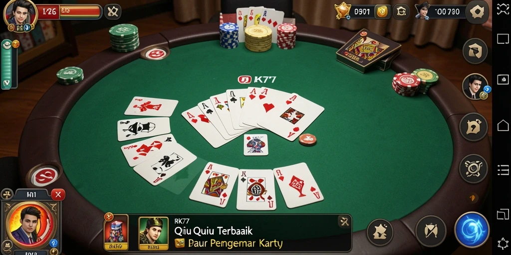 Tampilan gameplay QiuQiu yang menarik dan seru.