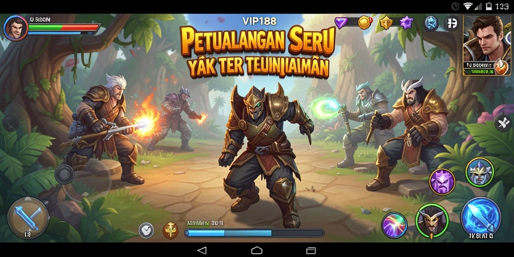 Tampilan gameplay seru dalam petualangan VIP188 yang mendebarkan.